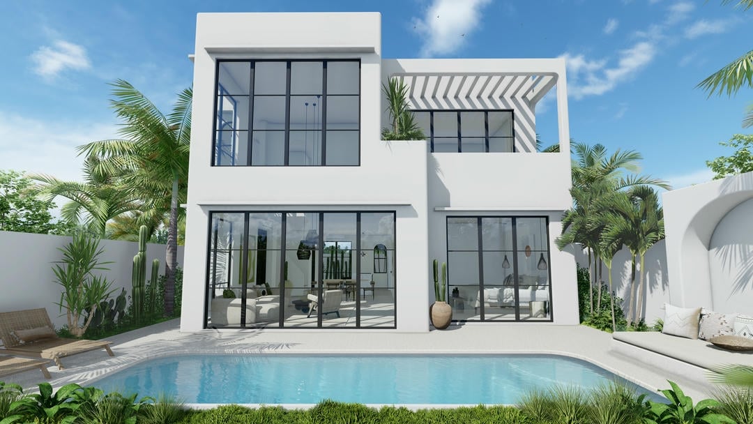 OFFPLAN 3 BEDROOM VILLA FOR SALE LEASEHOLD IN UMALAS BE-2317 